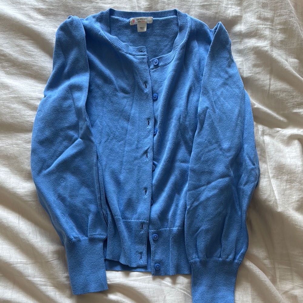 Crewcuts Blue Kids Cardigan Sweater